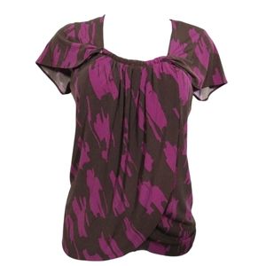 Ice brown and pink top, size "M"